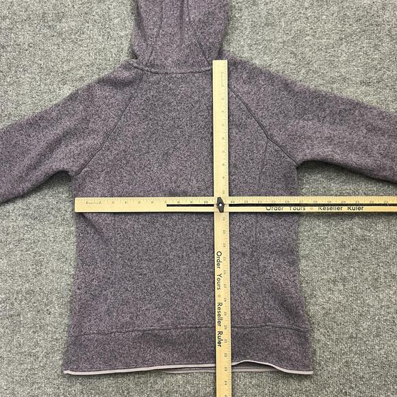 The North Face Hoodie Womens Medium Knit Fleece Zip Pockets Outdoor Pullover - Picture 10 of 12